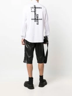 Les Hommes logo-print long-sleeved shirt