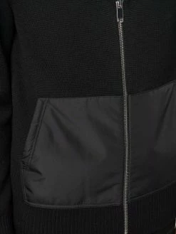 Les Hommes zip-through wool hoodie