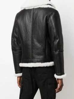 Les Hommes Shearling trimmed jacket biker jackets of men 8 Les Hommes shearling-trimmed jacket