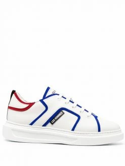 Les Hommes contrast-trim low-top sneakers