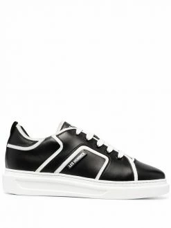 Les Hommes leather low-top sneakers