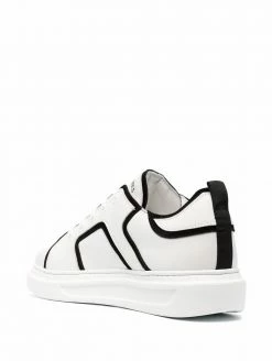 Les Hommes contrast-trim low-top sneakers