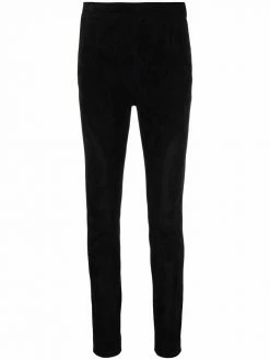 Les Hommes split-ankle suede trousers