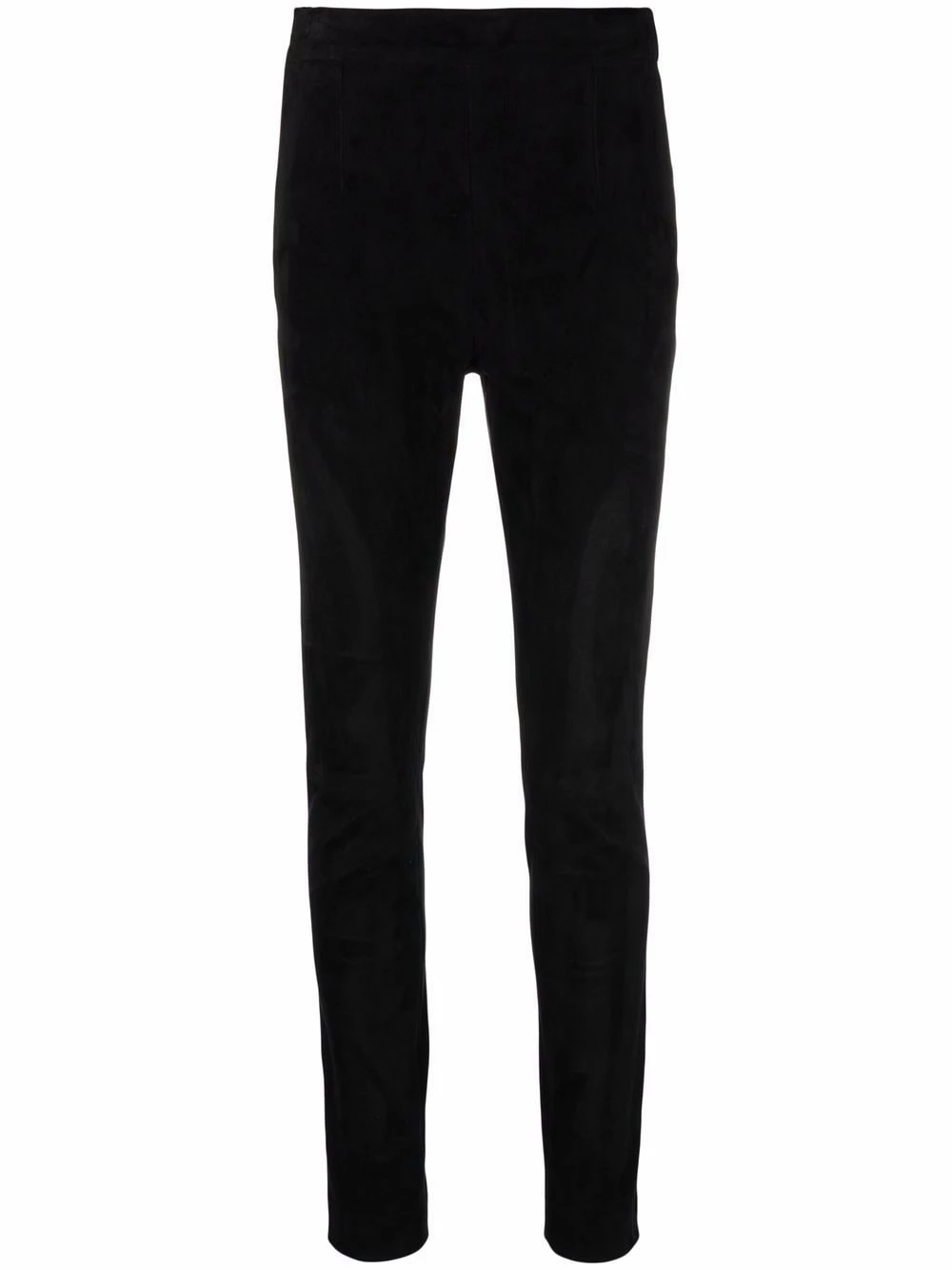 Les Hommes Split ankle suede trousers high waisted pants of women 1 Les Hommes split-ankle suede trousers