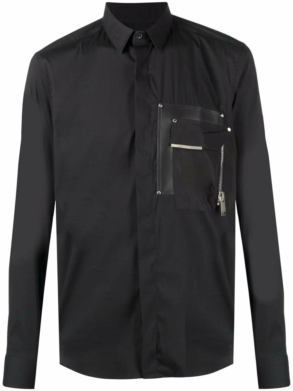 Les Hommes Zip pocket long sleeve shirt shirts of men 1 Les Hommes zip-pocket long-sleeve shirt