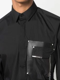 Les Hommes Zip pocket long sleeve shirt shirts of men 9 Les Hommes zip-pocket long-sleeve shirt