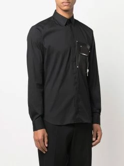Les Hommes Zip pocket long sleeve shirt shirts of men 7 Les Hommes zip-pocket long-sleeve shirt
