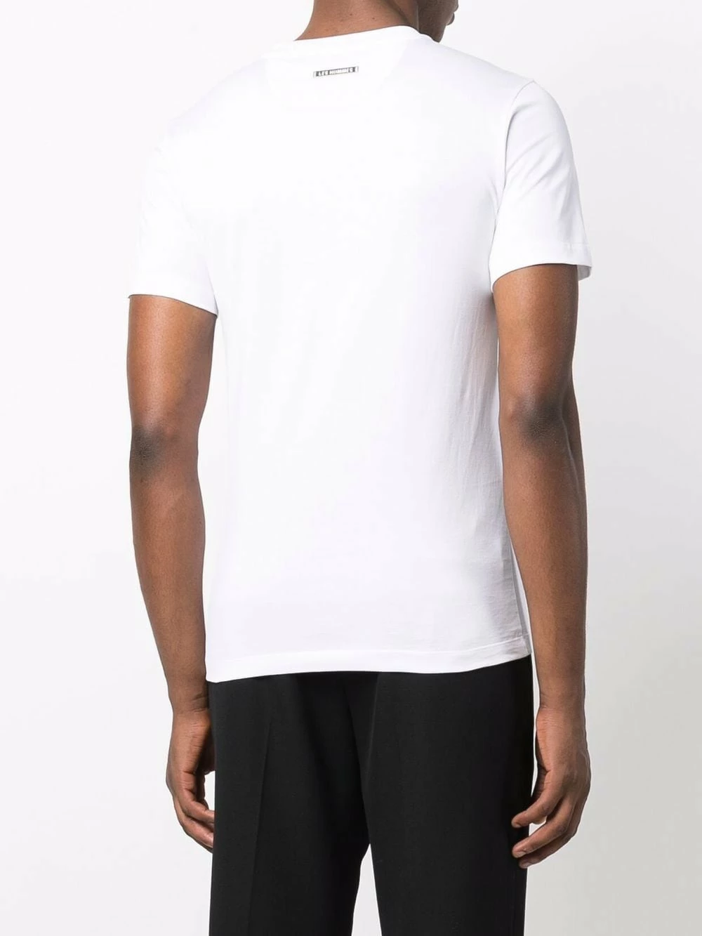 Les Hommes Logo print cotton T shirt t-shirts of men 4 Les Hommes logo-print cotton T-shirt