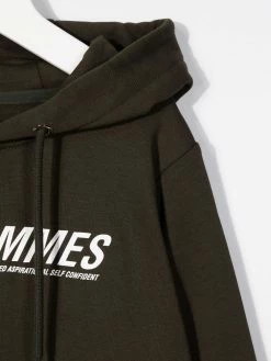 Les Hommes logo-print hoodie