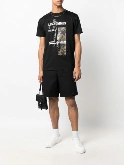 Les Hommes graphic logo-print short-sleeve T-shirt