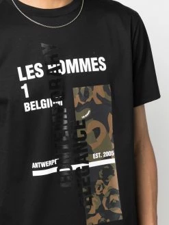 Les Hommes graphic logo-print short-sleeve T-shirt
