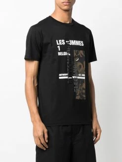 Les Hommes graphic logo-print short-sleeve T-shirt