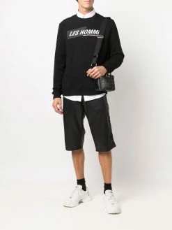 Les Hommes logo-print jumper