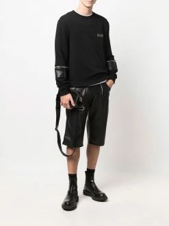 Les Hommes logo plaque sweatshirt