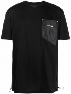 Les Hommes panelled round neck T-shirt