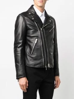 Les Hommes zip-detail biker jacket
