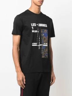Les Hommes graphic logo-print T-shirt