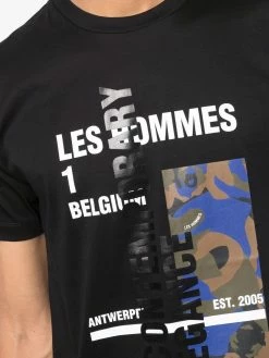 Les Hommes graphic logo-print T-shirt