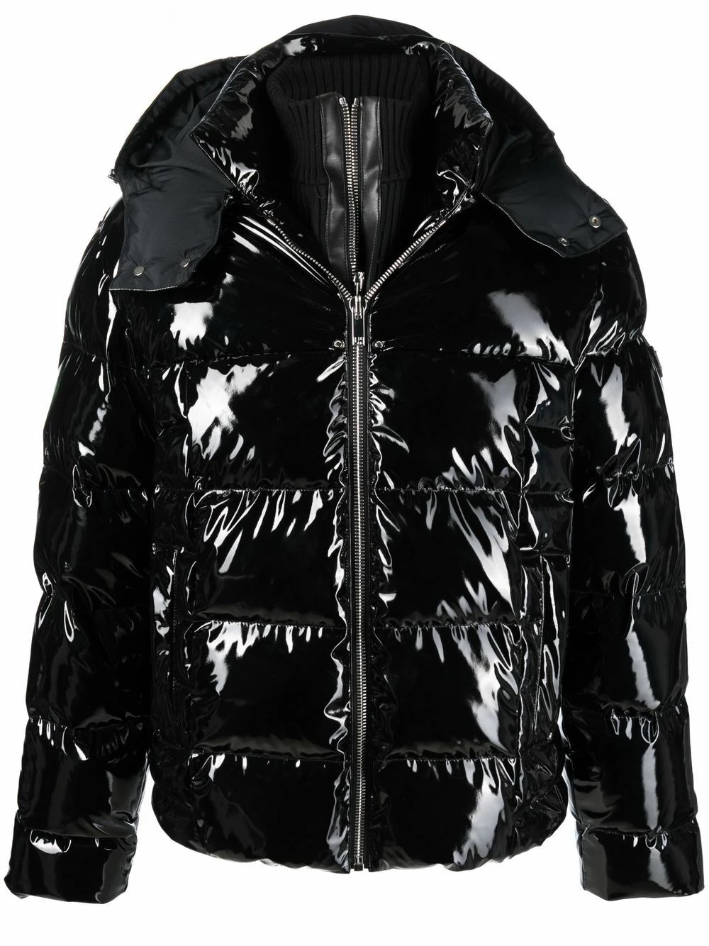 Les Hommes High shine padded jacket down jackets of men 1 Les Hommes high-shine padded jacket
