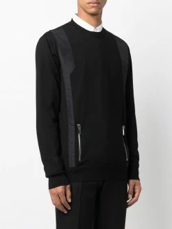 Les Hommes Ribbed knit virgin wool jumper knitted sweaters of men 7 Les Hommes ribbed-knit virgin wool jumper